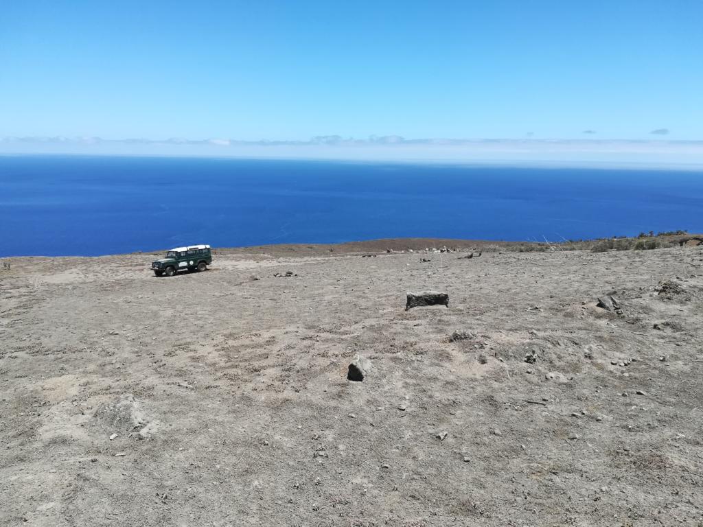 Beautiful blue waters around St Helena island